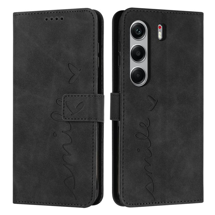 Skin Feel Heart Embossed Leather Phone Case with Long Lanyard, For Tecno Spark 50 5G, For Tenco Pova Slim 5G, For Tecno Spark 40C, For Tecno Pova 7 Pro 5G, For Tecno Pova 7 5G, For Tecno Spark 40 Pro+ 4G, For Tecno Spark 40 Pro 4G, For Tecno Spark 40 4...