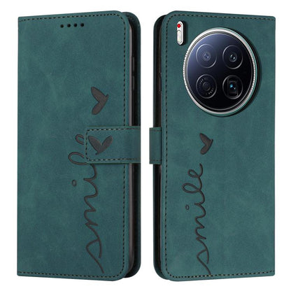 Skin Feel Heart Embossed Leather Phone Case with Long Lanyard, For Tecno Spark 50 5G, For Tenco Pova Slim 5G, For Tecno Spark 40C, For Tecno Pova 7 Pro 5G, For Tecno Pova 7 5G, For Tecno Spark 40 Pro+ 4G, For Tecno Spark 40 Pro 4G, For Tecno Spark 40 4...