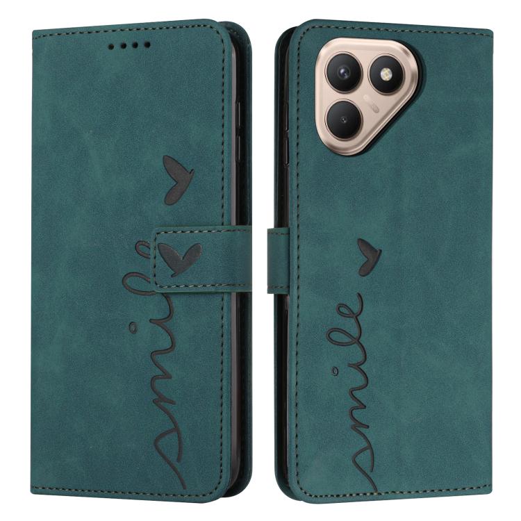 Skin Feel Heart Embossed Leather Phone Case with Long Lanyard, For Tecno Spark 50 5G, For Tenco Pova Slim 5G, For Tecno Spark 40C, For Tecno Pova 7 Pro 5G, For Tecno Pova 7 5G, For Tecno Spark 40 Pro+ 4G, For Tecno Spark 40 Pro 4G, For Tecno Spark 40 4...