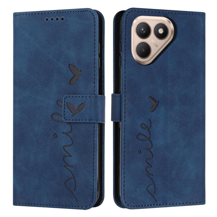 Skin Feel Heart Embossed Leather Phone Case with Long Lanyard, For Tecno Spark 50 5G, For Tenco Pova Slim 5G, For Tecno Spark 40C, For Tecno Pova 7 Pro 5G, For Tecno Pova 7 5G, For Tecno Spark 40 Pro+ 4G, For Tecno Spark 40 Pro 4G, For Tecno Spark 40 4...