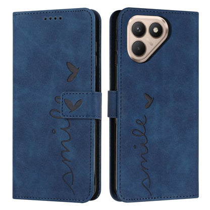 Skin Feel Heart Embossed Leather Phone Case with Long Lanyard, For Tecno Spark 50 5G, For Tenco Pova Slim 5G, For Tecno Spark 40C, For Tecno Pova 7 Pro 5G, For Tecno Pova 7 5G, For Tecno Spark 40 Pro+ 4G, For Tecno Spark 40 Pro 4G, For Tecno Spark 40 4...