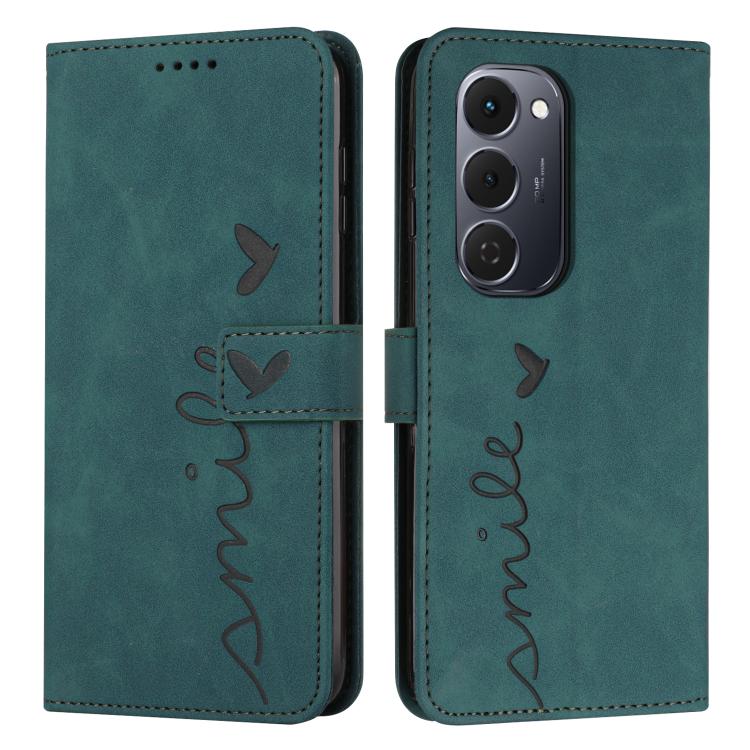 Skin Feel Heart Embossed Leather Phone Case with Long Lanyard, For Tecno Spark 50 5G, For Tenco Pova Slim 5G, For Tecno Spark 40C, For Tecno Pova 7 Pro 5G, For Tecno Pova 7 5G, For Tecno Spark 40 Pro+ 4G, For Tecno Spark 40 Pro 4G, For Tecno Spark 40 4...