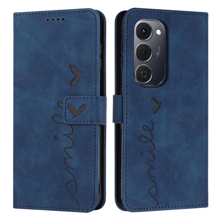 Skin Feel Heart Embossed Leather Phone Case with Long Lanyard, For Tecno Spark 50 5G, For Tenco Pova Slim 5G, For Tecno Spark 40C, For Tecno Pova 7 Pro 5G, For Tecno Pova 7 5G, For Tecno Spark 40 Pro+ 4G, For Tecno Spark 40 Pro 4G, For Tecno Spark 40 4...