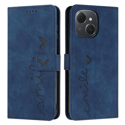Skin Feel Heart Embossed Leather Phone Case with Long Lanyard, For Tecno Spark 50 5G, For Tenco Pova Slim 5G, For Tecno Spark 40C, For Tecno Pova 7 Pro 5G, For Tecno Pova 7 5G, For Tecno Spark 40 Pro+ 4G, For Tecno Spark 40 Pro 4G, For Tecno Spark 40 4...
