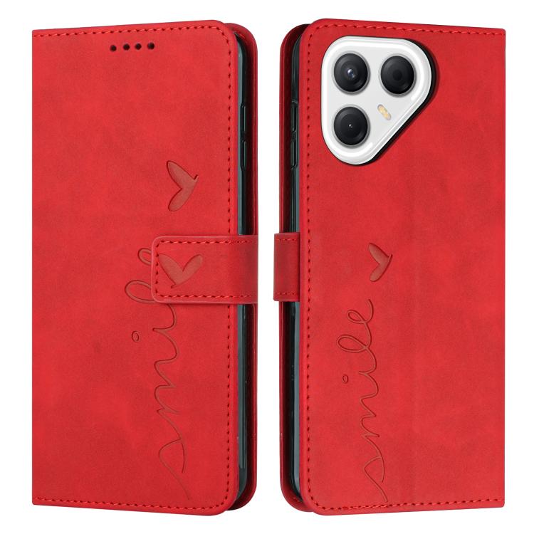 Skin Feel Heart Embossed Leather Phone Case with Long Lanyard, For Tecno Spark 50 5G, For Tenco Pova Slim 5G, For Tecno Spark 40C, For Tecno Pova 7 Pro 5G, For Tecno Pova 7 5G, For Tecno Spark 40 Pro+ 4G, For Tecno Spark 40 Pro 4G, For Tecno Spark 40 4...