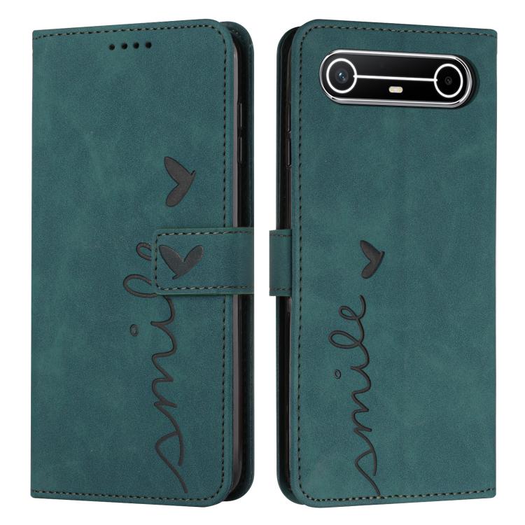 Skin Feel Heart Embossed Leather Phone Case with Long Lanyard, For Tecno Spark 50 5G, For Tenco Pova Slim 5G, For Tecno Spark 40C, For Tecno Pova 7 Pro 5G, For Tecno Pova 7 5G, For Tecno Spark 40 Pro+ 4G, For Tecno Spark 40 Pro 4G, For Tecno Spark 40 4...