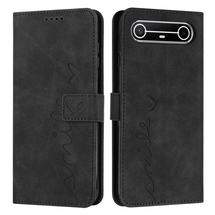 Skin Feel Heart Embossed Leather Phone Case with Long Lanyard, For Tecno Spark 50 5G, For Tenco Pova Slim 5G, For Tecno Spark 40C, For Tecno Pova 7 Pro 5G, For Tecno Pova 7 5G, For Tecno Spark 40 Pro+ 4G, For Tecno Spark 40 Pro 4G, For Tecno Spark 40 4...