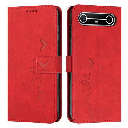 Skin Feel Heart Embossed Leather Phone Case with Long Lanyard, For Tecno Spark 50 5G, For Tenco Pova Slim 5G, For Tecno Spark 40C, For Tecno Pova 7 Pro 5G, For Tecno Pova 7 5G, For Tecno Spark 40 Pro+ 4G, For Tecno Spark 40 Pro 4G, For Tecno Spark 40 4...