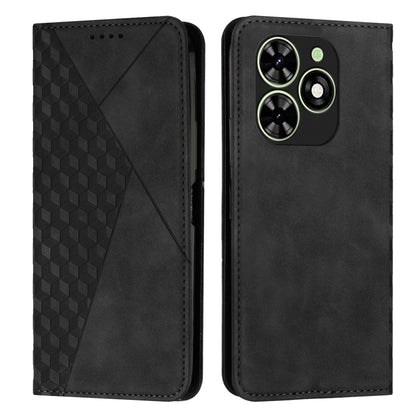 Diamond Splicing Skin Feel Magnetic Leather Phone Case, For Tecno Spark Go 2024 / POP 8