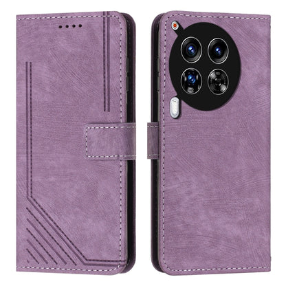 Skin Feel Stripe Pattern Leather Phone Case with Lanyard, For Tecno Camon 40 Pro 5G, For Tecno Spark 30C 5G / Pop 9 5G, For Tecno Camon 30S, For Tecno Spark 30 Pro, For Tecno Spark 30 5G, For Tecno Spark 30 4G, For Tecno Spark Go 5G 2025 Global        ...