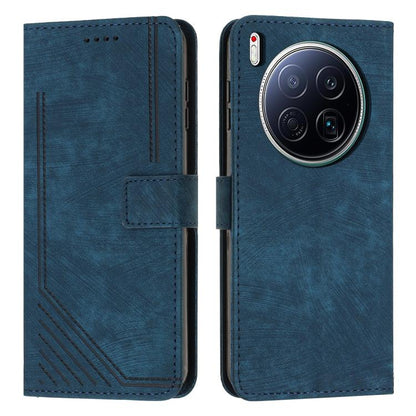 Skin Feel Stripe Pattern Leather Phone Case with Lanyard, For Tecno Spark 50 4G, For Tecno Camon 50 Pro 4G, For Tecno Camon 50 4G, For Tecno Spark Go 3, For Tenco Spark Slim 5G, For Tecno Spark 40C, For Tecno Pova 7 Pro 5G, For Tecno Pova 7 5G         ...