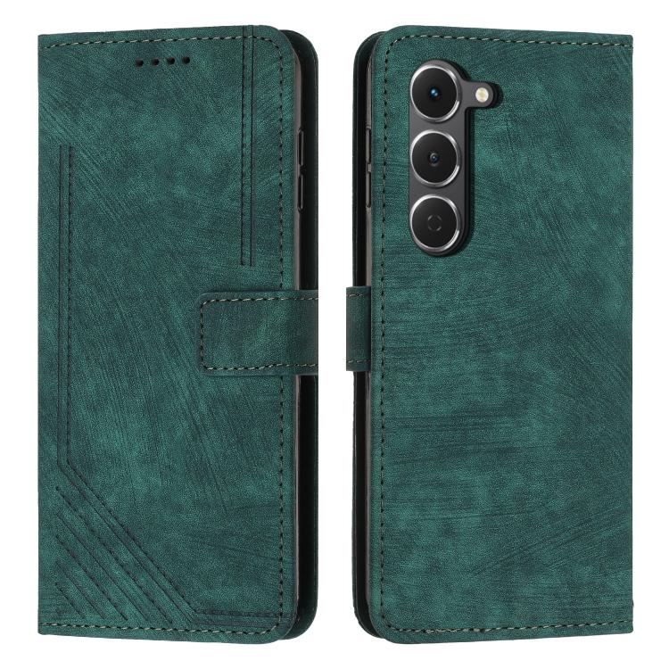 Skin Feel Stripe Pattern Leather Phone Case with Lanyard, For Tecno Spark 50 4G, For Tecno Camon 50 Pro 4G, For Tecno Camon 50 4G, For Tecno Spark Go 3, For Tenco Spark Slim 5G, For Tecno Spark 40C, For Tecno Pova 7 Pro 5G, For Tecno Pova 7 5G         ...
