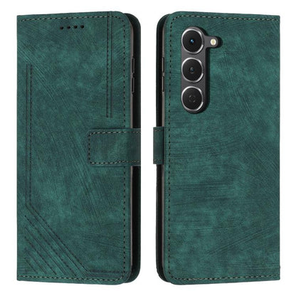 Skin Feel Stripe Pattern Leather Phone Case with Lanyard, For Tecno Spark 50 4G, For Tecno Camon 50 Pro 4G, For Tecno Camon 50 4G, For Tecno Spark Go 3, For Tenco Spark Slim 5G, For Tecno Spark 40C, For Tecno Pova 7 Pro 5G, For Tecno Pova 7 5G         ...
