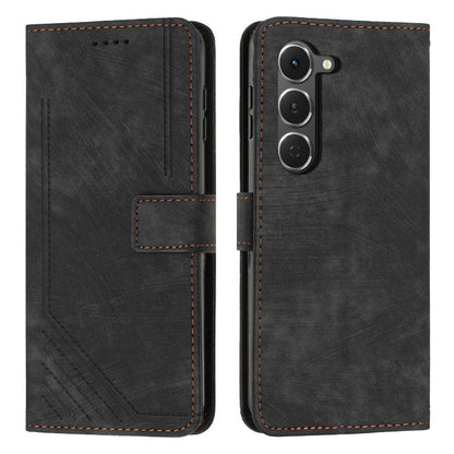 Skin Feel Stripe Pattern Leather Phone Case with Lanyard, For Tecno Spark 50 4G, For Tecno Camon 50 Pro 4G, For Tecno Camon 50 4G, For Tecno Spark Go 3, For Tenco Spark Slim 5G, For Tecno Spark 40C, For Tecno Pova 7 Pro 5G, For Tecno Pova 7 5G         ...