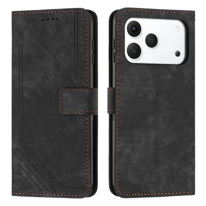 Skin Feel Stripe Pattern Leather Phone Case with Lanyard, For Tecno Spark 50 4G, For Tecno Camon 50 Pro 4G, For Tecno Camon 50 4G, For Tecno Spark Go 3, For Tenco Spark Slim 5G, For Tecno Spark 40C, For Tecno Pova 7 Pro 5G, For Tecno Pova 7 5G         ...