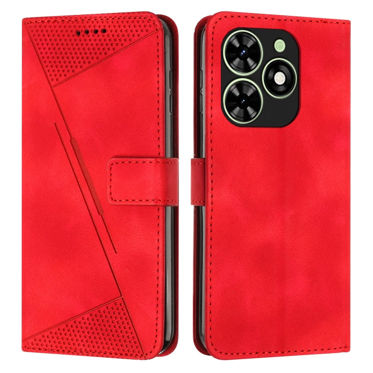 Dream Triangle Leather Phone Case with Long  Lanyard, For Tecno Spark 20 Pro+, For Tecno Spark 20 Pro, For Tecno Spark 20, For Tecno Spark Go 2024 / POP 8, For Tecno Pova 5 Pro