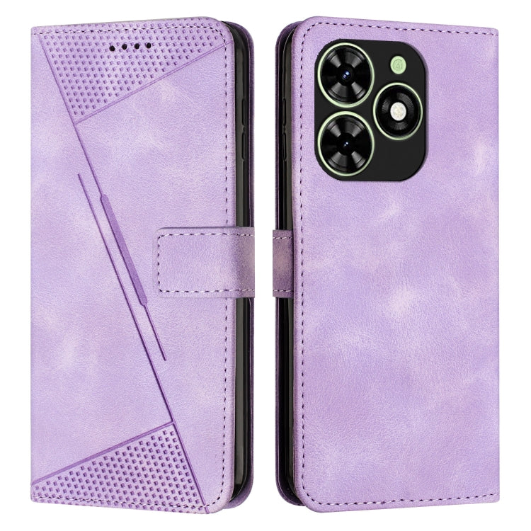 Dream Triangle Leather Phone Case with Long  Lanyard, For Tecno Spark 20 Pro+, For Tecno Spark 20 Pro, For Tecno Spark 20, For Tecno Spark Go 2024 / POP 8, For Tecno Pova 5 Pro