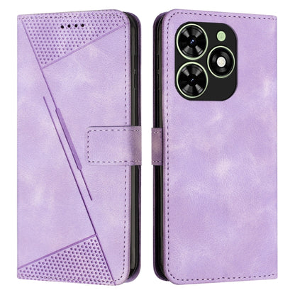 Dream Triangle Leather Phone Case with Long  Lanyard, For Tecno Spark 20 Pro+, For Tecno Spark 20 Pro, For Tecno Spark 20, For Tecno Spark Go 2024 / POP 8, For Tecno Pova 5 Pro