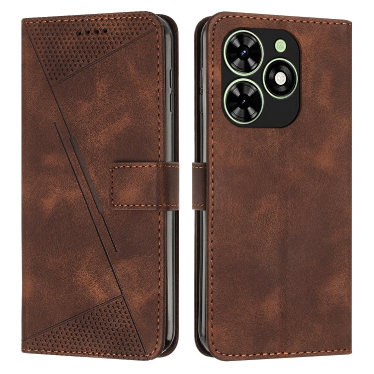 Dream Triangle Leather Phone Case with Long  Lanyard, For Tecno Spark 20 Pro+, For Tecno Spark 20 Pro, For Tecno Spark 20, For Tecno Spark Go 2024 / POP 8, For Tecno Pova 5 Pro
