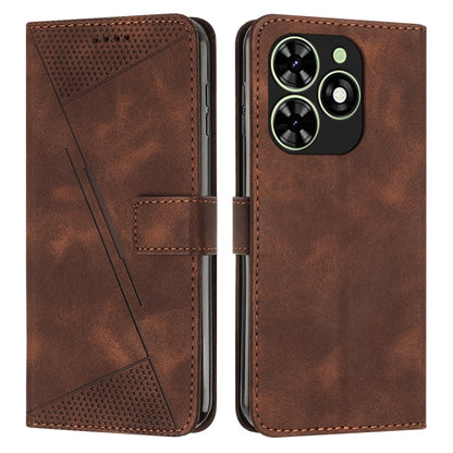 Dream Triangle Leather Phone Case with Long  Lanyard, For Tecno Spark 20 Pro+, For Tecno Spark 20 Pro, For Tecno Spark 20, For Tecno Spark Go 2024 / POP 8, For Tecno Pova 5 Pro