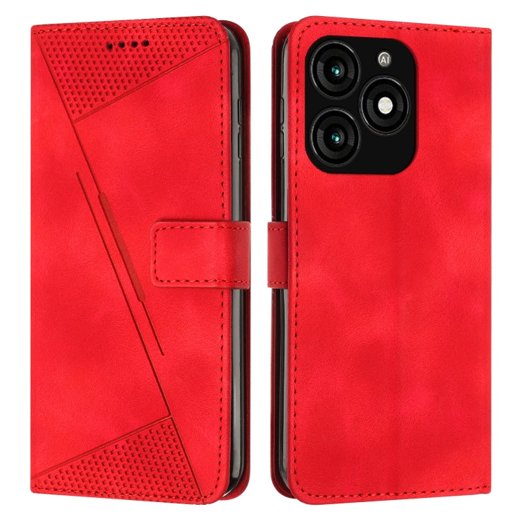 Dream Triangle Leather Phone Case with Long  Lanyard, For Tecno Spark 20 Pro+, For Tecno Spark 20 Pro, For Tecno Spark 20, For Tecno Spark Go 2024 / POP 8, For Tecno Pova 5 Pro