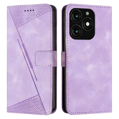 Dream Triangle Leather Phone Case with Long  Lanyard, For Tecno Spark 20 Pro+, For Tecno Spark 20 Pro, For Tecno Spark 20, For Tecno Spark Go 2024 / POP 8, For Tecno Pova 5 Pro