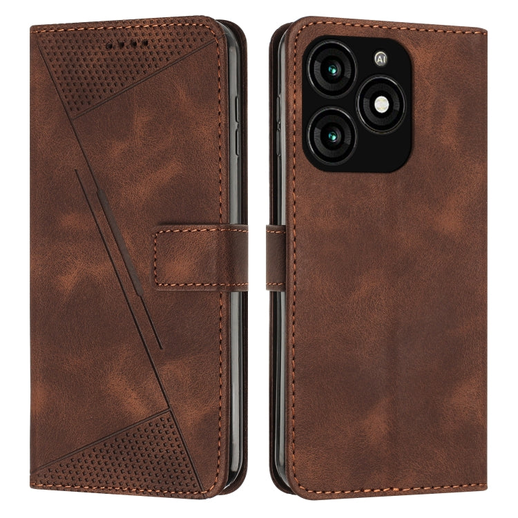 Dream Triangle Leather Phone Case with Long  Lanyard, For Tecno Spark 20 Pro+, For Tecno Spark 20 Pro, For Tecno Spark 20, For Tecno Spark Go 2024 / POP 8, For Tecno Pova 5 Pro