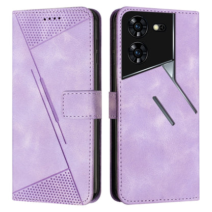 Dream Triangle Leather Phone Case with Long  Lanyard, For Tecno Spark 20 Pro+, For Tecno Spark 20 Pro, For Tecno Spark 20, For Tecno Spark Go 2024 / POP 8, For Tecno Pova 5 Pro