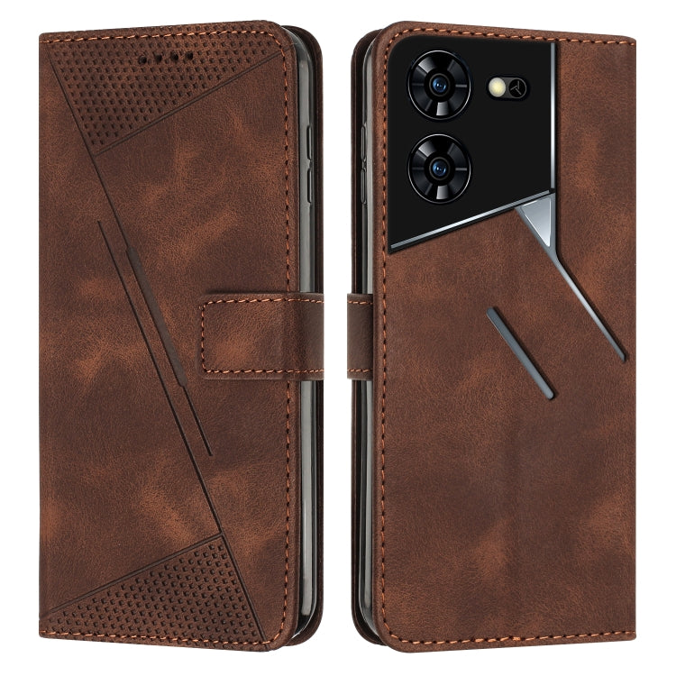 Dream Triangle Leather Phone Case with Long  Lanyard, For Tecno Spark 20 Pro+, For Tecno Spark 20 Pro, For Tecno Spark 20, For Tecno Spark Go 2024 / POP 8, For Tecno Pova 5 Pro