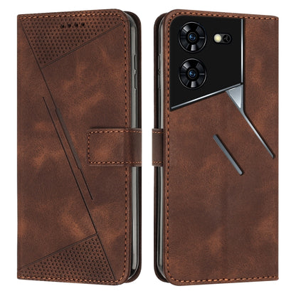 Dream Triangle Leather Phone Case with Long  Lanyard, For Tecno Spark 20 Pro+, For Tecno Spark 20 Pro, For Tecno Spark 20, For Tecno Spark Go 2024 / POP 8, For Tecno Pova 5 Pro