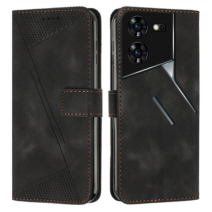 Dream Triangle Leather Phone Case with Long  Lanyard, For Tecno Spark 20 Pro+, For Tecno Spark 20 Pro, For Tecno Spark 20, For Tecno Spark Go 2024 / POP 8, For Tecno Pova 5 Pro