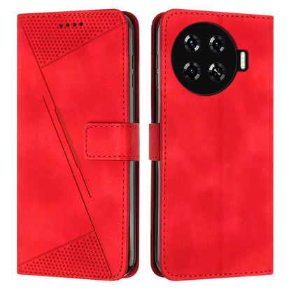 Dream Triangle Leather Phone Case with Long  Lanyard, For Tecno Spark 20 Pro+, For Tecno Spark 20 Pro, For Tecno Spark 20, For Tecno Spark Go 2024 / POP 8, For Tecno Pova 5 Pro