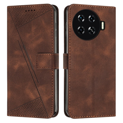 Dream Triangle Leather Phone Case with Long  Lanyard, For Tecno Spark 20 Pro+, For Tecno Spark 20 Pro, For Tecno Spark 20, For Tecno Spark Go 2024 / POP 8, For Tecno Pova 5 Pro