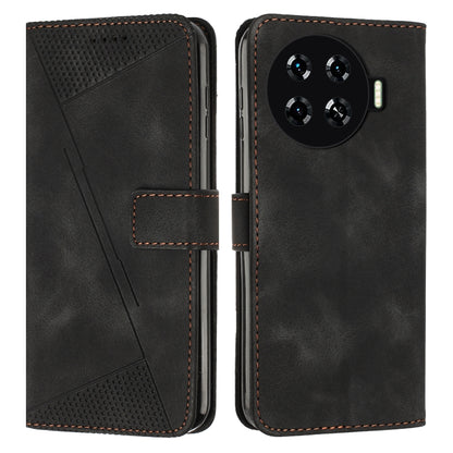 Dream Triangle Leather Phone Case with Long  Lanyard, For Tecno Spark 20 Pro+, For Tecno Spark 20 Pro, For Tecno Spark 20, For Tecno Spark Go 2024 / POP 8, For Tecno Pova 5 Pro