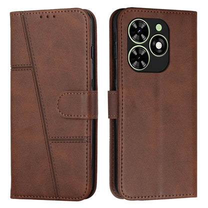 Stitching Calf Texture Buckle Leather Phone Case, For Tecno Spark Go 1, For Tecno Spark 30C, For Tecno Spark 20 Pro 5G, For Tecno Spark Go 2024 / POP 8