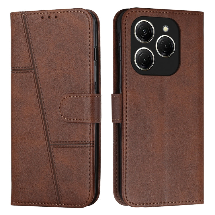 Stitching Calf Texture Buckle Leather Phone Case, For Tecno Spark Go 1, For Tecno Spark 30C, For Tecno Spark 20 Pro 5G, For Tecno Spark Go 2024 / POP 8