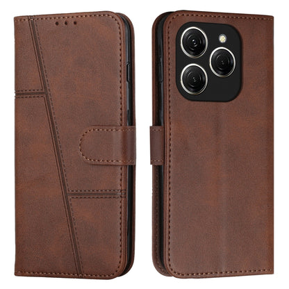 Stitching Calf Texture Buckle Leather Phone Case, For Tecno Spark Go 1, For Tecno Spark 30C, For Tecno Spark 20 Pro 5G, For Tecno Spark Go 2024 / POP 8