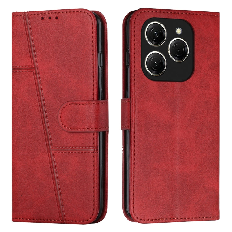Stitching Calf Texture Buckle Leather Phone Case, For Tecno Spark Go 1, For Tecno Spark 30C, For Tecno Spark 20 Pro 5G, For Tecno Spark Go 2024 / POP 8
