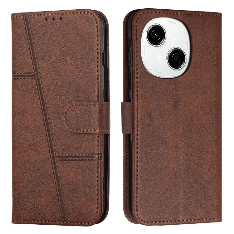 Stitching Calf Texture Buckle Leather Phone Case, For Tecno Spark Go 1, For Tecno Spark 30C, For Tecno Spark 20 Pro 5G, For Tecno Spark Go 2024 / POP 8