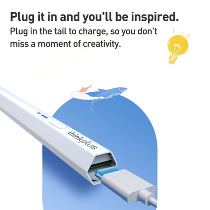 Lenovo ThinkPlus BP18-BL Type-C Port Universal Magnetic Bluetooth Hexagonal Stylus Pen, BP18-BL