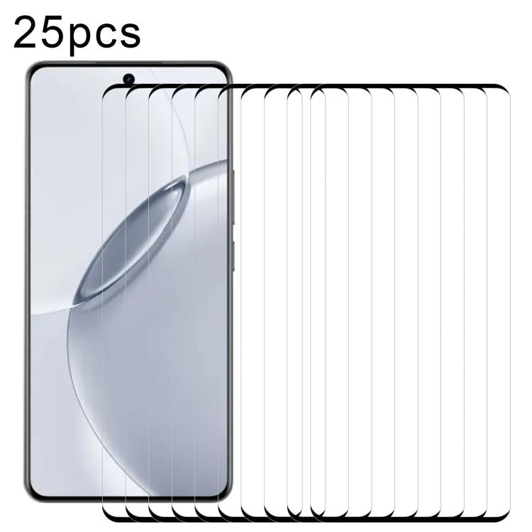 25pcs 3D Curved Edge Full Screen Tempered Glass Film, For Realme Narzo Power 5G, For Realme 16 Pro+ 5G, For Realme P4 Pro 5G, For Realme 15 Pro 5G, For Realme P3 Pro, For Realme 14 Pro+, For Realme 14 Pro, For Realme GT7 Pro /  GT7 Pro Racing          ...