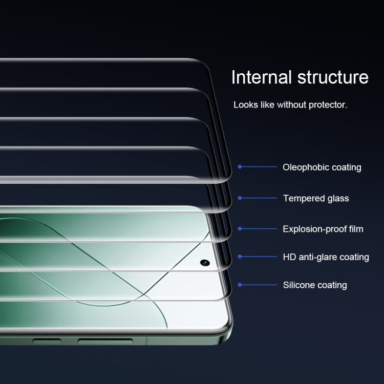 NILLKIN 3D CP+MAX Anti-Explosion Full Coverage Tempered Glass Film, For Xiaomi 14 Pro