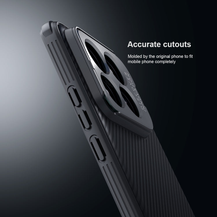 NILLKIN Black Mirror Prop CD Texture Mirror Precise Hole Phone Case, For Xiaomi 14 Pro