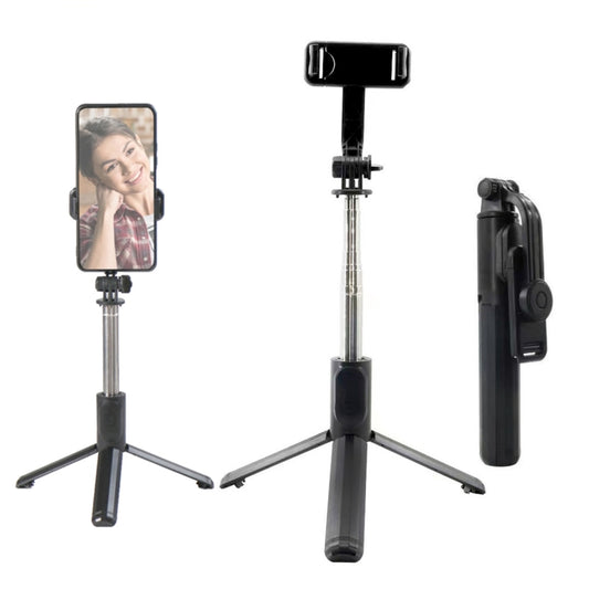 Q07 Bluetooth Selfie Stick Multifunctional Live Broadcast Tripod, Without Light