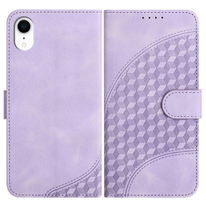 YX0060 Elephant Head Embossed Phone Leather Case with Lanyard