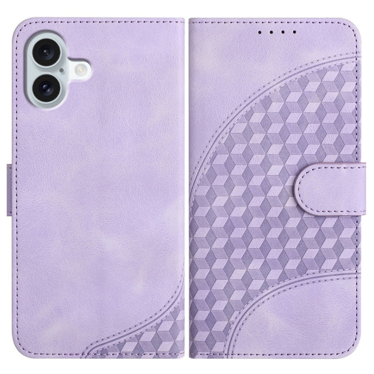 YX0060 Elephant Head Embossed Phone Leather Case with Lanyard, For iPhone 17e / 16e, For iPhone 17 Pro Max, For iPhone 17 Pro, For iPhone 17, For iPhone Air, For iPhone 16 Pro Max, For iPhone 16 Pro, For iPhone 16 Plus, For iPhone 16                   ...