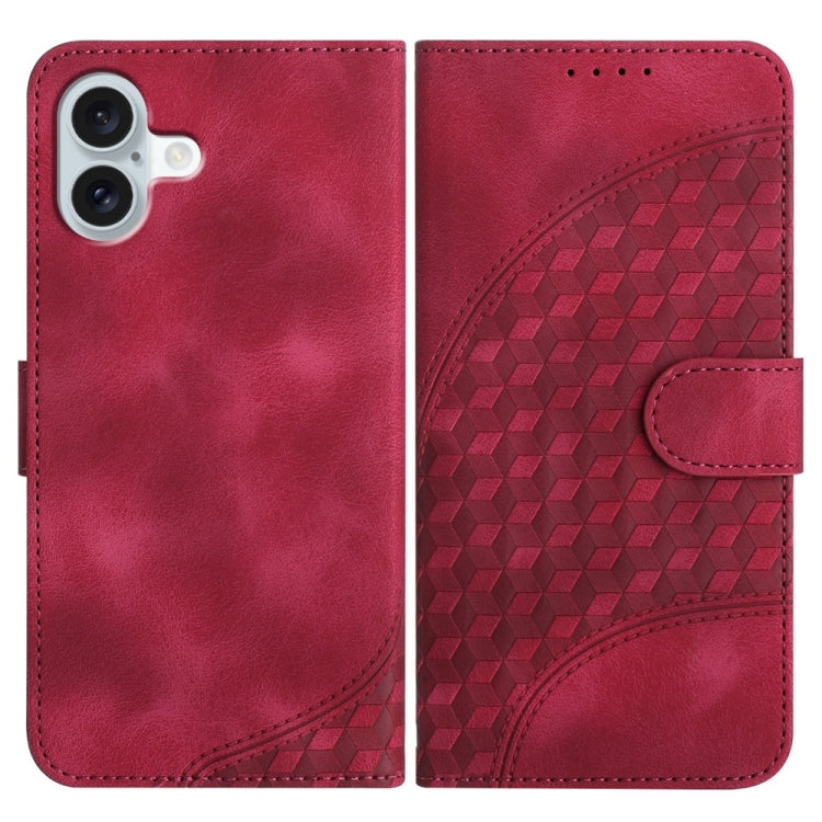 YX0060 Elephant Head Embossed Phone Leather Case with Lanyard, For iPhone 17e / 16e, For iPhone 17 Pro Max, For iPhone 17 Pro, For iPhone 17, For iPhone Air, For iPhone 16 Pro Max, For iPhone 16 Pro, For iPhone 16 Plus, For iPhone 16                   ...
