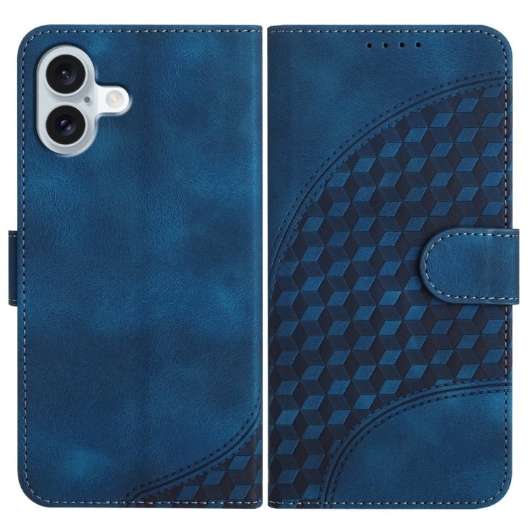 YX0060 Elephant Head Embossed Phone Leather Case with Lanyard, For iPhone 17e / 16e, For iPhone 17 Pro Max, For iPhone 17 Pro, For iPhone 17, For iPhone Air, For iPhone 16 Pro Max, For iPhone 16 Pro, For iPhone 16 Plus, For iPhone 16                   ...