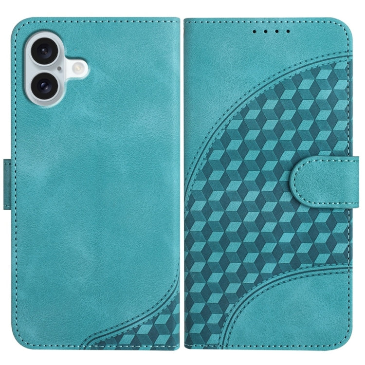 YX0060 Elephant Head Embossed Phone Leather Case with Lanyard, For iPhone 17e / 16e, For iPhone 17 Pro Max, For iPhone 17 Pro, For iPhone 17, For iPhone Air, For iPhone 16 Pro Max, For iPhone 16 Pro, For iPhone 16 Plus, For iPhone 16                   ...