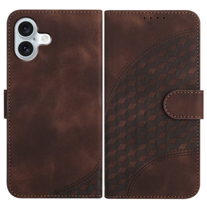 YX0060 Elephant Head Embossed Phone Leather Case with Lanyard, For iPhone 17e / 16e, For iPhone 17 Pro Max, For iPhone 17 Pro, For iPhone 17, For iPhone Air, For iPhone 16 Pro Max, For iPhone 16 Pro, For iPhone 16 Plus, For iPhone 16                   ...
